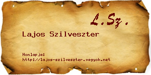 Lajos Szilveszter névjegykártya